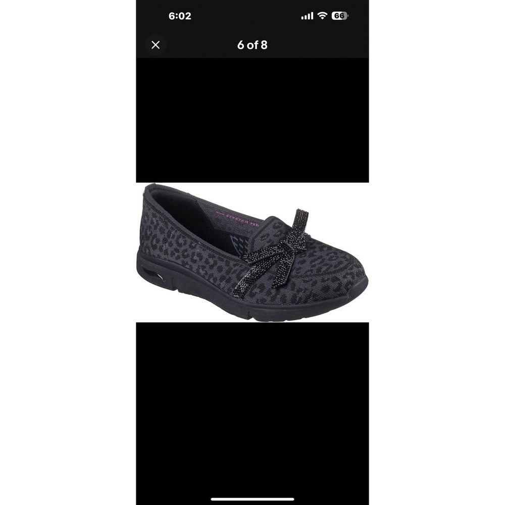 Skechers Women's Martha‎ Stewart Arch Fit-Living Loafer Size 8 Black